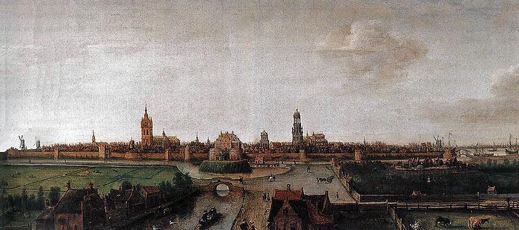Hendrik Cornelisz. Vroom Delft as seen from the west China oil painting art